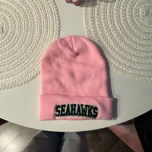 Seattle Seahawks 🏈 Pink Adult Beanie